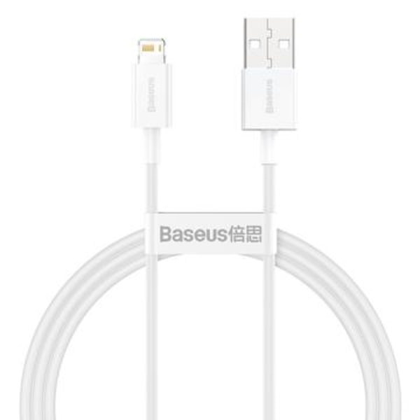 Baseus Superior Series Lightning Kabel - 1m - Vit