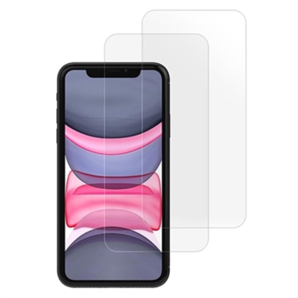 Saii 3D Premium iPhone 11 Härdat Glas Skärmskydd - 9H - 2Pcs.