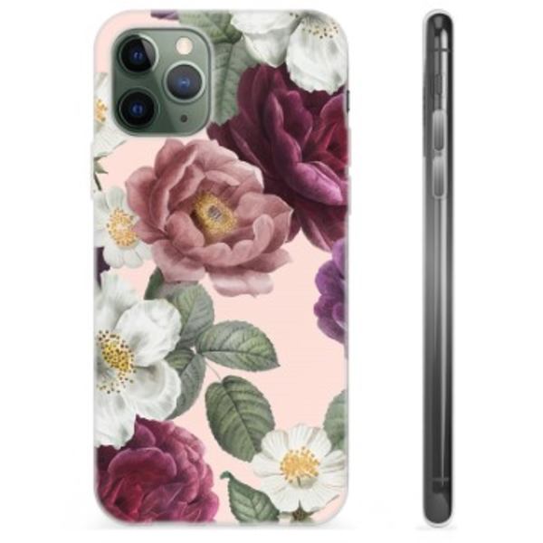 iPhone 11 Pro TPU-Skal - Romantiska Blommor Animerad