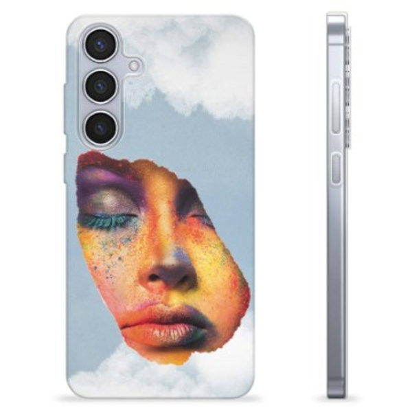 Samsung Galaxy S24+ TPU-Skal - Ansiktsfärg Animerad