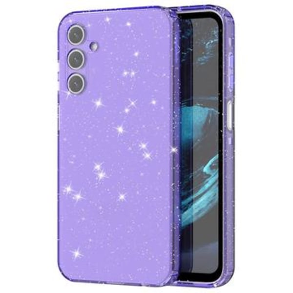 Samsung Galaxy A15 Stylish Glitter Series TPU-skal -... Lila