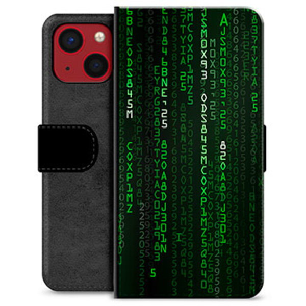 iPhone 13 Mini Premium Plånboksfodral - Krypterad Animerad