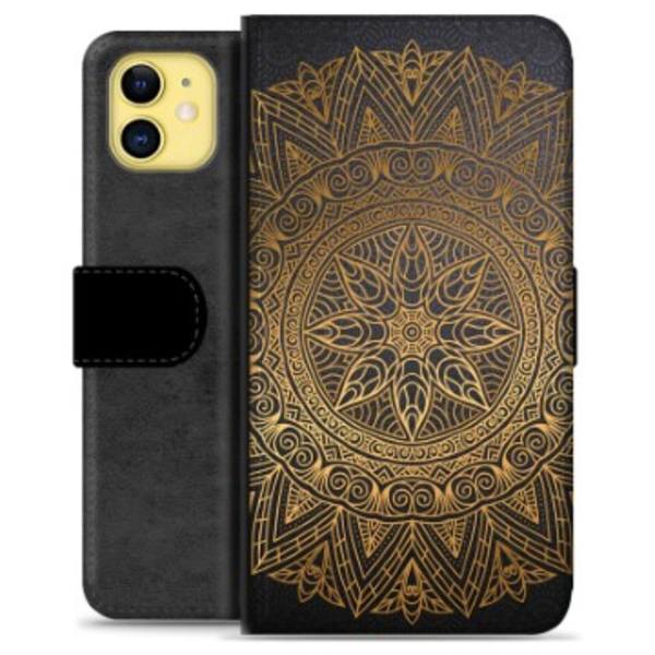 iPhone 11 Premium Plånboksfodral - Mandala Animerad