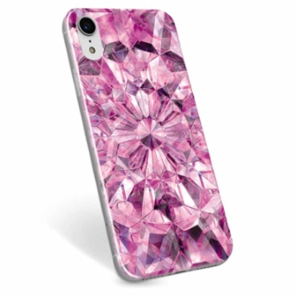 iPhone XR TPU-Skal - Rosa Kristall Rosa