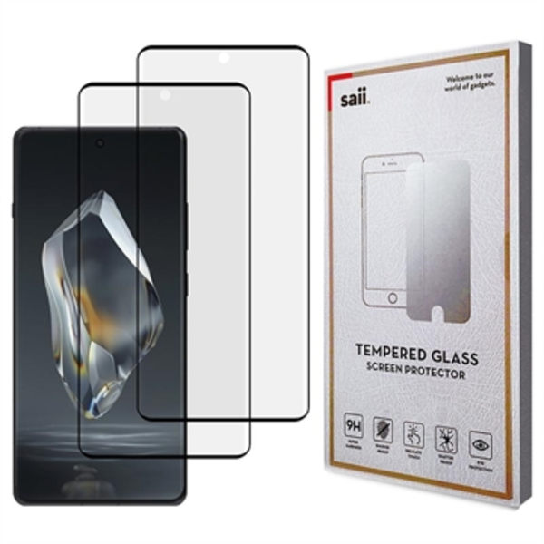 OnePlus 12R/Ace 3 Saii 3D Premium Härdat Glas Skärmskydd -...