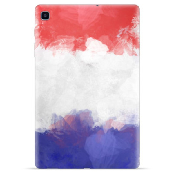 Samsung Galaxy Tab S6 Lite 2020/2022 TPU-skal - Fransk Flagga Animerad