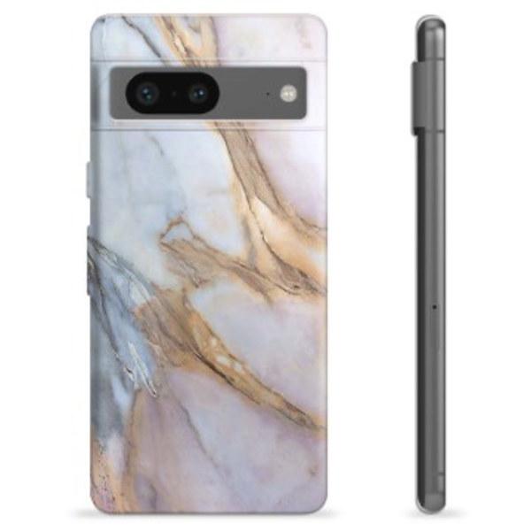 Google Pixel 7 TPU-Skal - Elegant Marmor Animerad
