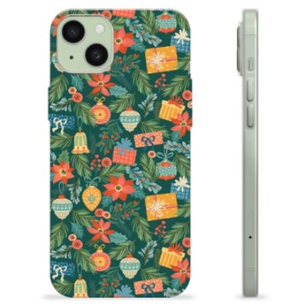 iPhone 15 Plus TPU-Skal - Julpynt Animerad