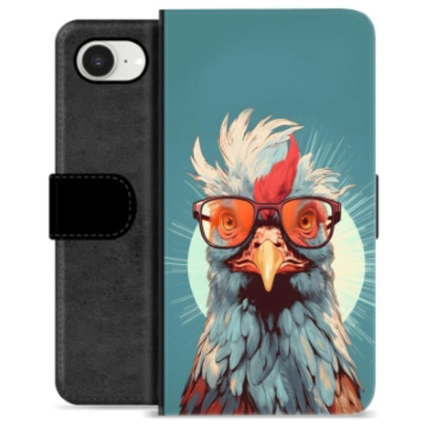 iPhone 16e Premium Plånboksfodral - Höna Animerad