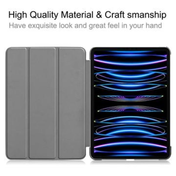 iPad Pro 11 (2024) Tri-Fold Series Smart Foliofodral - Grå Grå