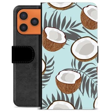 iPhone 17 Pro Max Premium Plånboksfodral - Kokosnöt Animerad