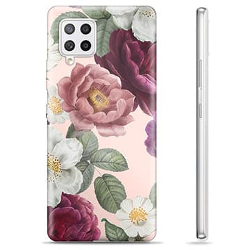 Samsung Galaxy A42 5G TPU-Skal - Romantiska Blommor Animerad