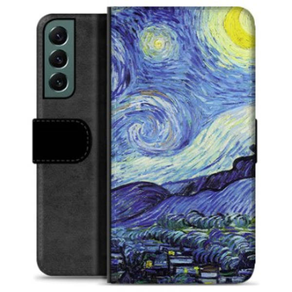Samsung Galaxy S22+ 5G Premium Plånboksfodral - Natthimmel Animerad