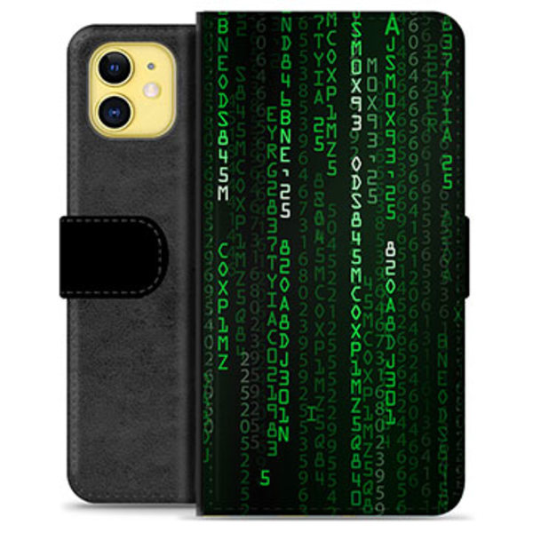 iPhone 11 Premium Plånboksfodral - Krypterad Animerad