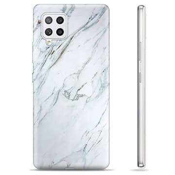 Samsung Galaxy A42 5G TPU-Skal - Marmor Tvåfärgad