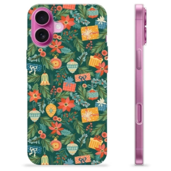 iPhone 16 Plus TPU-Skal - Julpynt Animerad
