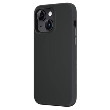 iPhone 15 Plus Saii Premium MagSafe Liquid Silikonskal - Svart Svart