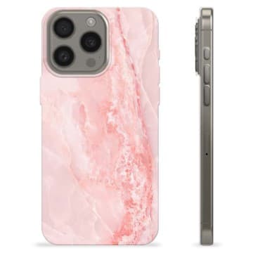 iPhone 15 Pro Max TPU-Skal - Rosmarmor Tvåfärgad