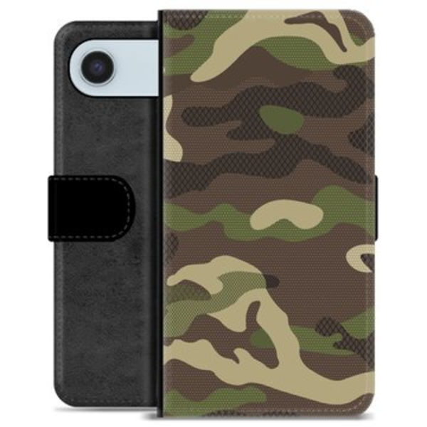 iPhone Air Premium Plånboksfodral - Kamouflage Animerad
