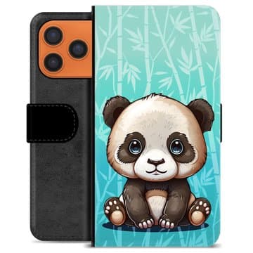 iPhone 17 Pro Max Premium Plånboksfodral - Panda Animerad