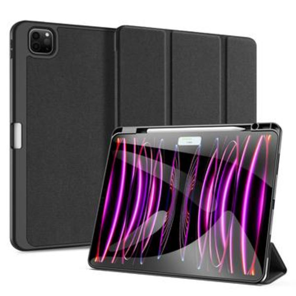 iPad Pro 13 (2024) Dux Ducis Domo Tri-Fold Smart Foliofodral... Svart