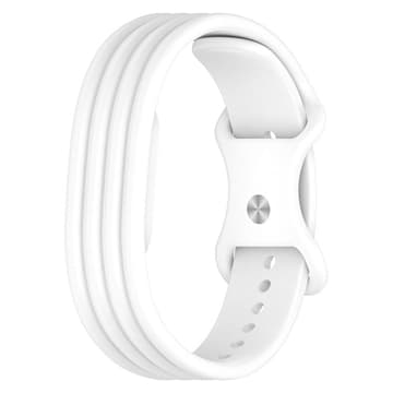 Google Fitbit Air Soft Silikonrem - Vit Vit