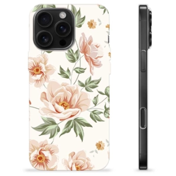 iPhone 16 Pro Max TPU-Skal - Blommig Animerad