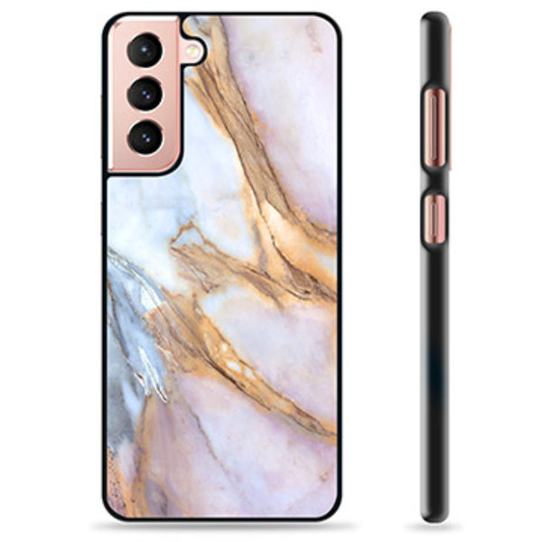 Samsung Galaxy S21 5G Skyddsskal - Elegant Marmor Animerad