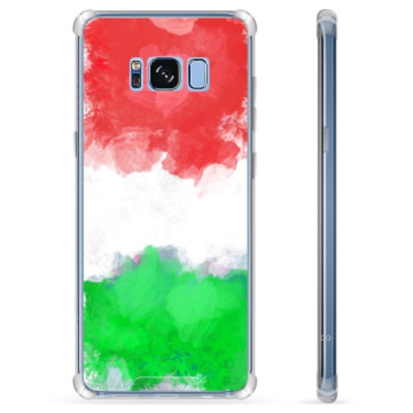 Samsung Galaxy S8 Hybridskal - Italiensk Flagga Animerad