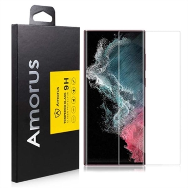Samsung Galaxy S22 Ultra 5G Amorus 3D Curved Full Size UV Hä... Svart