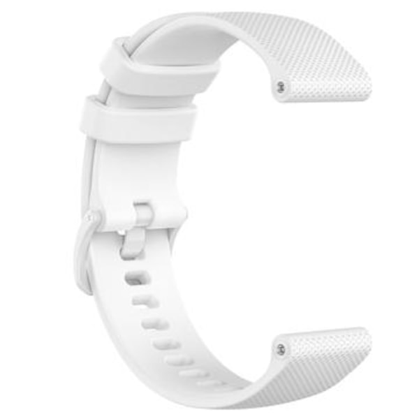 Sportrem i silikon för Garmin Vivomove 3S/Vivoactive 4S/... Vit