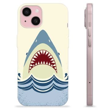 iPhone 15 TPU-Skal - Haj Animerad