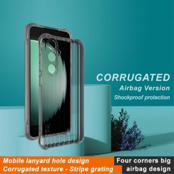 Samsung Galaxy S24 FE Imak Drop-Proof TPU-skal - Genomskinlig... Svart