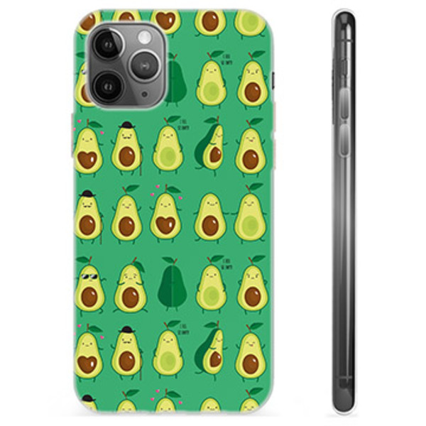 iPhone 11 Pro Max TPU-Skal - Avokado Mönster Animerad
