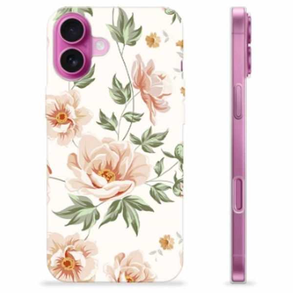 iPhone 16 Plus TPU-Skal - Blommig Animerad