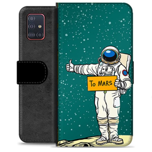 Samsung Galaxy A51 Premium Plånboksfodral - Till Mars Animerad