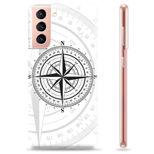 Samsung Galaxy S21 5G TPU-Skal - Kompass Animerad