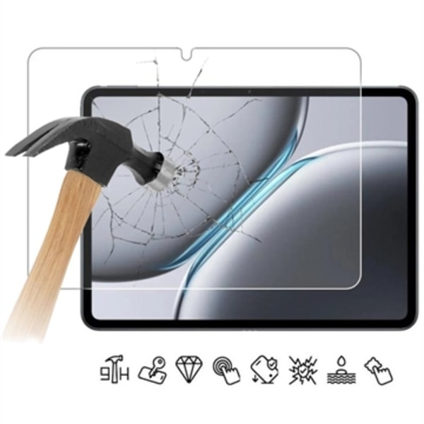 OnePlus Pad 2 Härdat Glas Skärmskydd - Case Friendly -... Genomskinlig