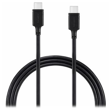 Momax Zero DC16 USB-C / USB-C Kabel - 1m - Svart Svart