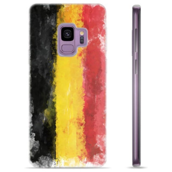 Samsung Galaxy S9 TPU-skal - Tysk Flagga Animerad