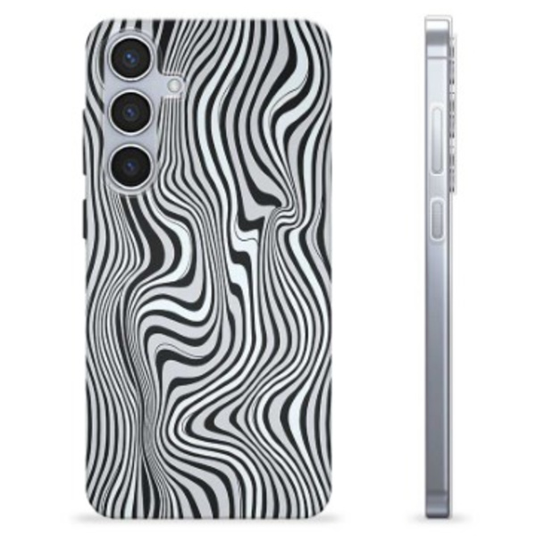 Samsung Galaxy S24+ TPU-Skal - Fascinerande Zebra Animerad