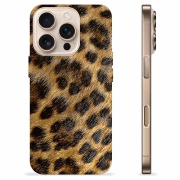 iPhone 16 Pro TPU-Skal - Leopard Animerad