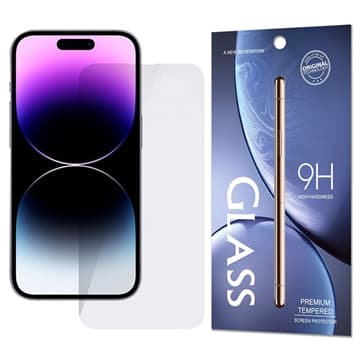 Premium iPhone 14 Pro Max Härdat Glas Skärmskydd - 9H
