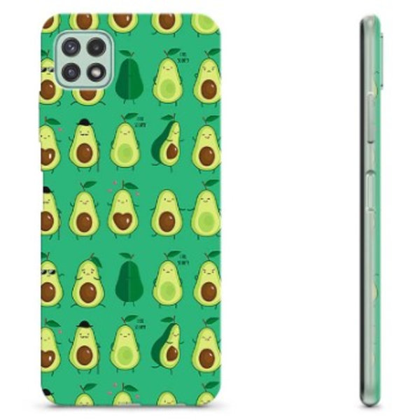 Samsung Galaxy A22 5G TPU-Skal - Avokado Mönster Animerad