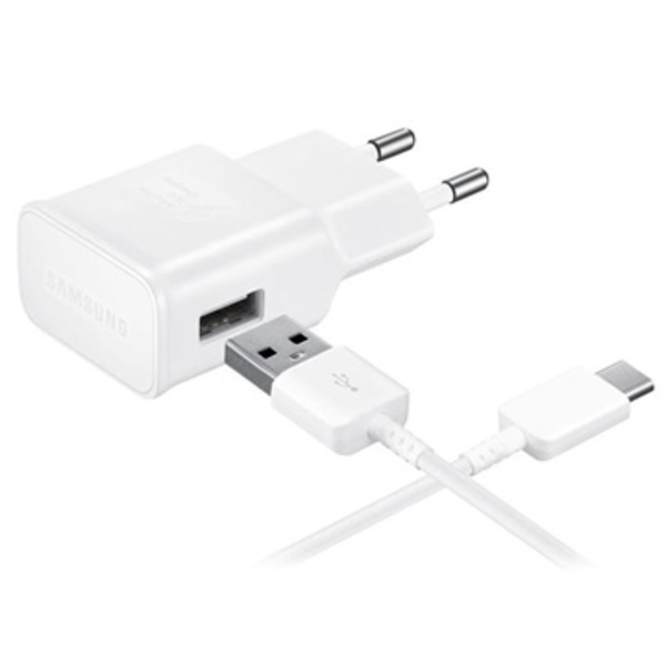 Samsung Snabb USB-C Reseladdare EP-TA200EWE - Bulk - Vit Gul