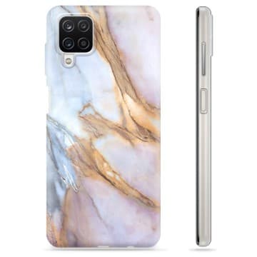 Samsung Galaxy A12 TPU-Skal - Elegant Marmor Animerad