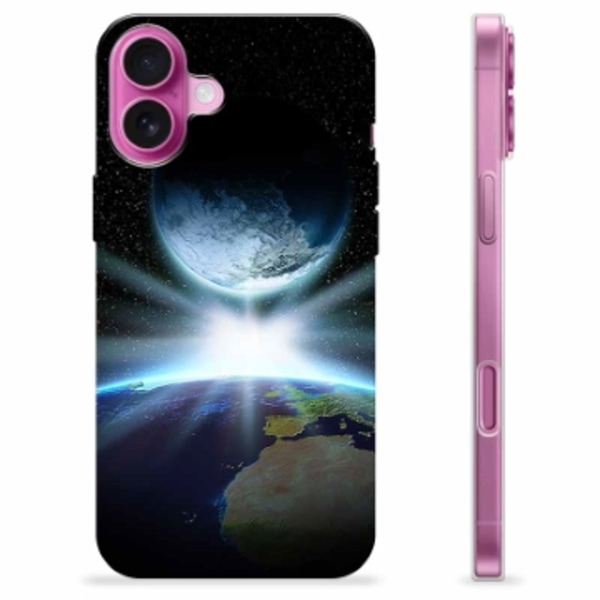 iPhone 16 Plus TPU-Skal - Rymden Animerad