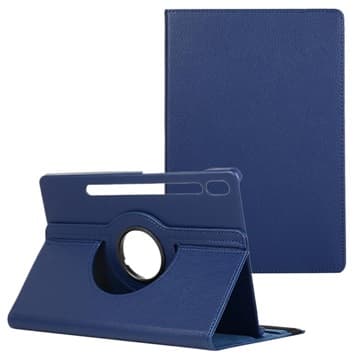 Samsung Galaxy Tab S7 FE 360 Roterande Foliofodral - Blå Blå