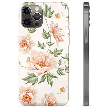 iPhone 12 Pro Max TPU-Skal - Blommig Animerad