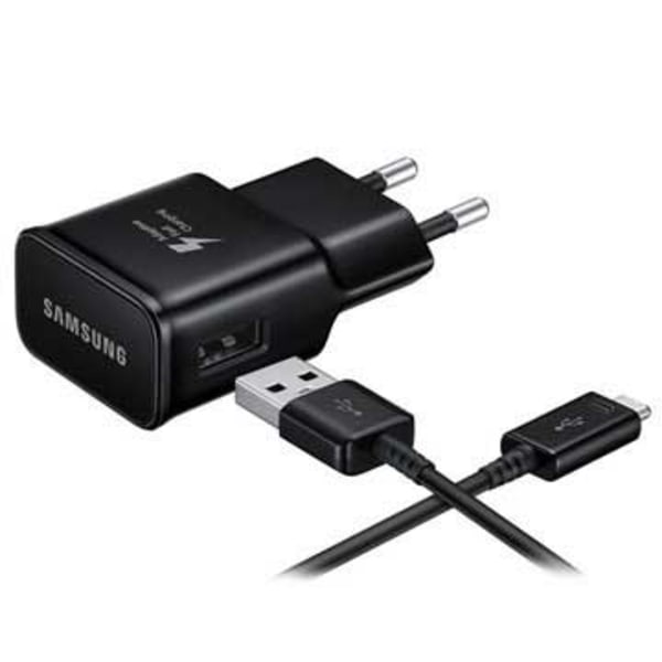 Samsung Typ-C USB Snabb laddningsadapter EP-TA20EB - svart -... Svart